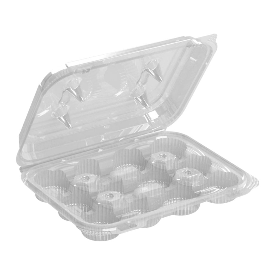 Muffin Hinged Clamshell 200-180079 | Panoramic Packaging